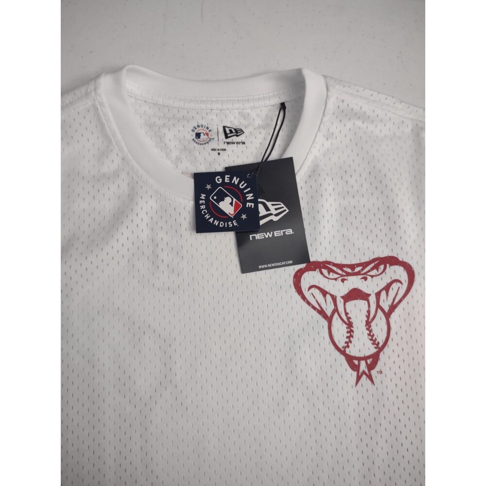 Arizona Diamondbacks New Era MLB Mesh Jersey Shirt NWT White Mens M